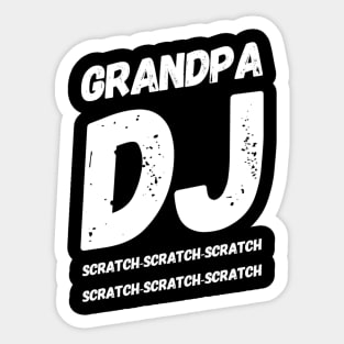 Grandpa DJ Sticker